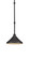 Vintage One Light Mini Pendant in Dark Granite (200|284-DG-418)