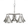 Vintage Five Light Chandelier in Aged Silver (200|285-AS-410)