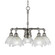 Vintage Five Light Chandelier in Aged Silver (200|285-AS-755)