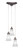 Europa Three Light Cluster Pendalier in Brushed Nickel (200|28-BN-729)
