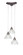 Europa Three Light Cluster Pendalier in Brushed Nickel (200|28-BN-755)