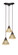 Europa Three Light Cluster Pendalier in Dark Granite (200|28-DG-7185)