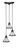 Europa Three Light Cluster Pendalier in Matte Black (200|28-MB-9125)