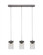 Nouvelle Three Light Mini Pendant in Graphite (200|3213-GP-530)