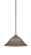 Paramount One Light Pendant in Brushed Nickel (200|3401-BN-604)