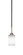 Paramount One Light Mini Pendant in Matte Black & Brushed Nickel (200|3401-MBBN-310)