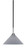 Paramount One Light Pendant in Matte Black & Brushed Nickel (200|3401-MBBN-4002)