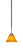 Paramount One Light Mini Pendant in Matte Black & Brushed Nickel (200|3401-MBBN-454)