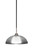 Paramount One Light Pendant in Matte Black & Brushed Nickel (200|3401-MBBN-540)