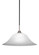 Paramount One Light Pendant in Matte Black & Brushed Nickel (200|3401-MBBN-5881)