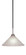 Paramount One Light Pendant in Matte Black & Brushed Nickel (200|3401-MBBN-701)