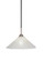 Paramount One Light Pendant in Matte Black & Brushed Nickel (200|3401-MBBN-714)