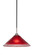 Paramount One Light Pendant in Matte Black & Brushed Nickel (200|3401-MBBN-716)