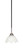 Paramount One Light Mini Pendant in Matte Black & Brushed Nickel (200|3401-MBBN-755)