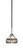 Paramount One Light Mini Pendant in Matte Black & Brushed Nickel (200|3401-MBBN-9485)