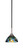 Paramount One Light Mini Pendant in Matte Black & Brushed Nickel (200|3401-MBBN-9955)