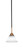 Paramount One Light Mini Pendant in Matte Black & Brass (200|3401-MBBR-311)