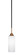 Paramount One Light Mini Pendant in Matte Black & Brass (200|3401-MBBR-4091)