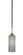 Paramount One Light Mini Pendant in Matte Black & Brass (200|3401-MBBR-4092)