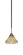 Paramount One Light Mini Pendant in Matte Black & Brass (200|3401-MBBR-9415)