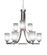 Paramount Nine Light Chandelier in Brushed Nickel (200|3409-BN-3001)