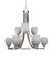 Paramount Nine Light Chandelier in Brushed Nickel (200|3409-BN-4022)
