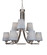 Paramount Nine Light Chandelier in Brushed Nickel (200|3409-BN-4032)