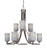 Paramount Nine Light Chandelier in Brushed Nickel (200|3409-BN-4062)