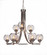 Paramount Nine Light Chandelier in Brushed Nickel (200|3409-BN-4102)