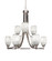Paramount Nine Light Chandelier in Brushed Nickel (200|3409-BN-4165)