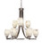 Paramount Nine Light Chandelier in Brushed Nickel (200|3409-BN-5054)