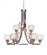 Paramount Nine Light Chandelier in Brushed Nickel (200|3409-BN-5110)