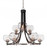 Paramount Nine Light Chandelier in Matte Black & Brushed Nickel (200|3409-MBBN-202)