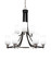 Paramount Nine Light Chandelier in Matte Black & Brushed Nickel (200|3409-MBBN-310)