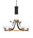 Paramount Nine Light Chandelier in Matte Black & Brass (200|3409-MBBR-615)