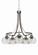 Paramount Five Light Chandelier in Brushed Nickel (200|3415-BN-202)