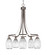 Paramount Five Light Chandelier in Brushed Nickel (200|3415-BN-4165)