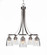 Paramount Five Light Chandelier in Brushed Nickel (200|3415-BN-461)