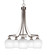 Paramount Five Light Chandelier in Brushed Nickel (200|3415-BN-4811)