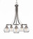 Paramount Five Light Chandelier in Brushed Nickel (200|3415-BN-5110)