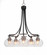 Paramount Five Light Chandelier in Matte Black & Brushed Nickel (200|3415-MBBN-202)