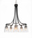 Paramount Five Light Chandelier in Matte Black & Brushed Nickel (200|3415-MBBN-461)