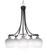 Paramount Five Light Chandelier in Matte Black & Brushed Nickel (200|3415-MBBN-4811)