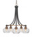 Paramount Five Light Chandelier in Matte Black & Brass (200|3415-MBBR-202)