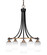 Paramount Five Light Chandelier in Matte Black & Brass (200|3415-MBBR-310)