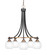 Paramount Five Light Chandelier in Matte Black & Brass (200|3415-MBBR-4101)