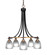 Paramount Five Light Chandelier in Matte Black & Brass (200|3415-MBBR-500)