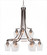 Paramount Nine Light Chandelier in Brushed Nickel (200|3419-BN-210)