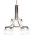 Paramount Nine Light Chandelier in Brushed Nickel (200|3419-BN-310)