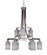 Paramount Nine Light Chandelier in Brushed Nickel (200|3419-BN-4062)
